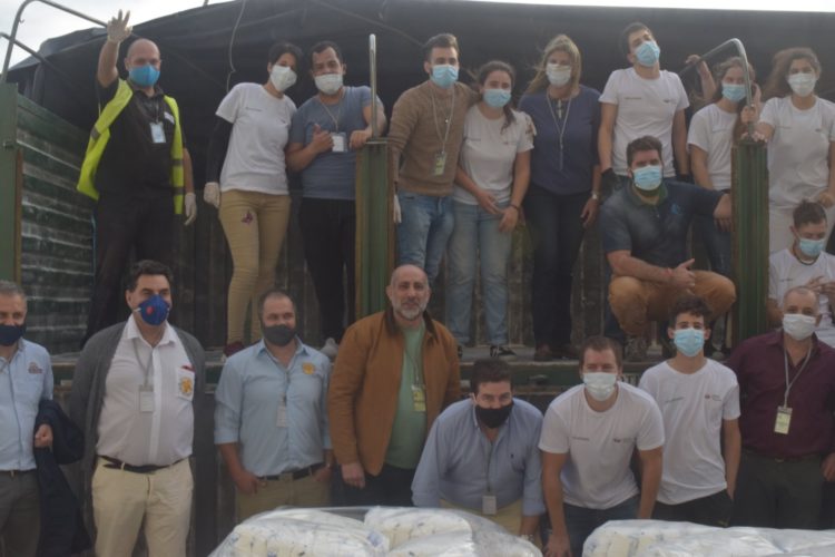 Donación de 17.000kg de harina por parte de la cooperativa Molino Florida para ser distribuido