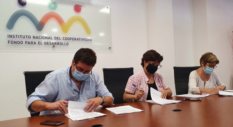 Acuerdo entre Cudecoop e Inacoop para los fortalecimientos gremiales cooperativos y el proyecto de desarrollo cooperativo territorial