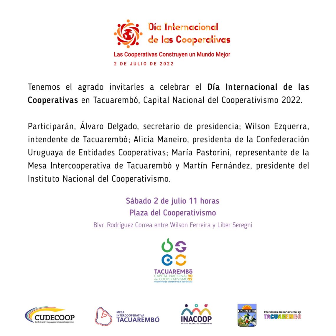 Día de las Cooperativas 2022 – Tacuarembó