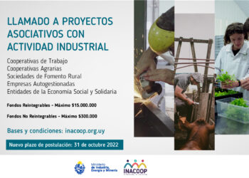 Llamado a proyectos asociativos con actividad industrial